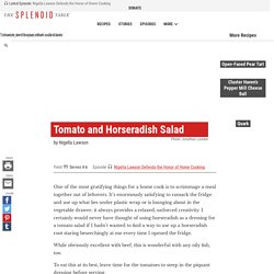 Tomato and Horseradish Salad