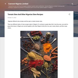 Tomato Stew And Other Nigerian Stew Recipes