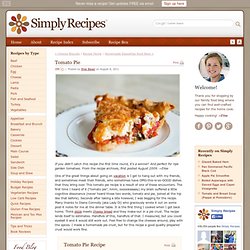 Tomato Pie Recipe