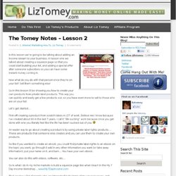 The Tomey Notes – Lesson 2 :LizTomey.com