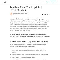 877–578–9345 - TomTom Customer Support - Medium