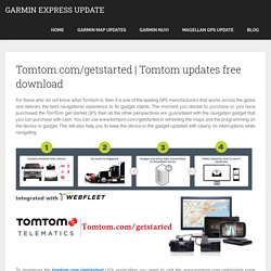Tomtom Updates Free Download