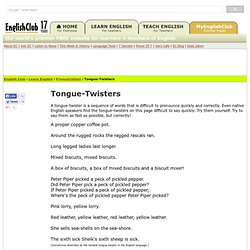 Tongue-Twisters