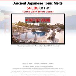 (2) Rare tonic discovered melts 57LBs in Okinawa