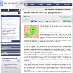 Mali : Le tonitruant silence du «planqué de Dakar»