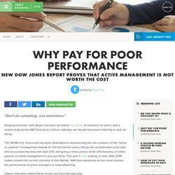 Why pay for poor performance