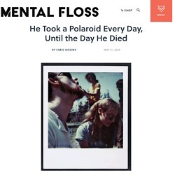 mental_floss Blog &amp; He Took a Polaroid Every Day, Until the Day He Died