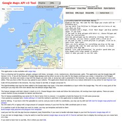 Tool for Google Maps v3 (version 3)