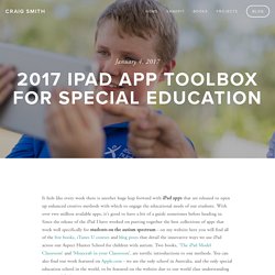 2017 iPad App Toolbox for Special Education — Craig Smith