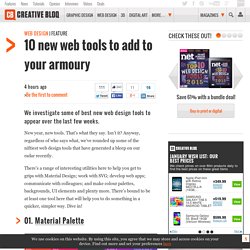 10 new web tools to add to your armoury