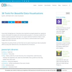 38 Tools For Beautiful Data Visualisations