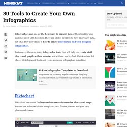 30 Tools to Create Your Own Infographics