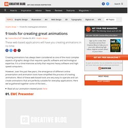 9 tools for creating great animations