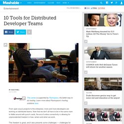 10 Tools for Distributed Developer Teams