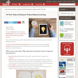 14 Tech Tools to Enhance Project-Based Learning