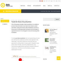 Tools for Data Visualization