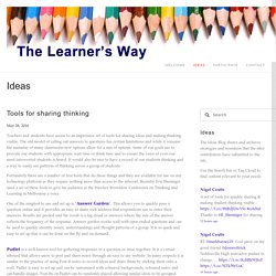 Tools for sharing thinking