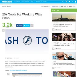 20+ Tools For Working With Flash