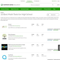 10 Best Math Tools for High School