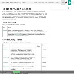 OKF Open Science Working Group