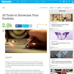 20 Tools to Showcase Your Portfolio