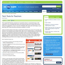 Tech Tools for Teachers