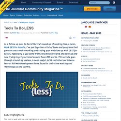 Tools To Do LESS