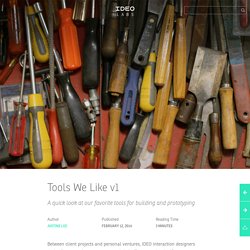 Tools We Like v1