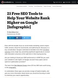 25 Free SEO Tools to Help Your Website Rank Higher on Google