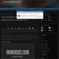 13 best jQuery tooltip plugins to enhance your website look