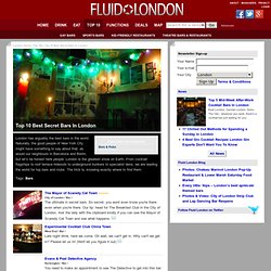 Hidden Gems: Top 10 Secret Bars & Clubs