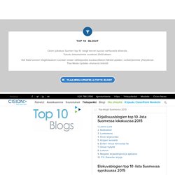 Top 10 -blogit