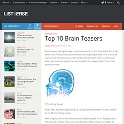 Top 10 Brain Teasers