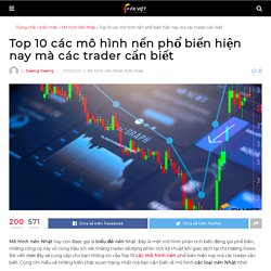 Top 10 các mô hình nến phổ biến hiện nay mà các trader cần biết - FX Việt