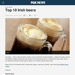 Top 10 Irish beers