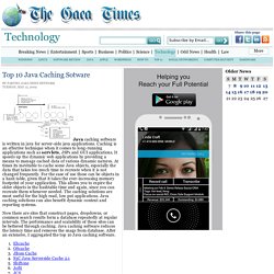 Top 10 Java Caching Sotware