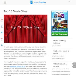 Top 10 movie sites, top free online movie sites