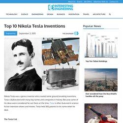 Top 10 Nikola Tesla Inventions
