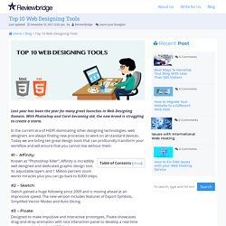 Top 10 Web Designing Tools