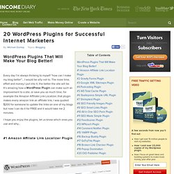 Top 20 Wordpress Plugins