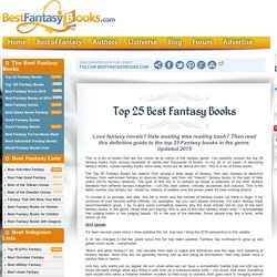 Top 25 Best Fantasy Books