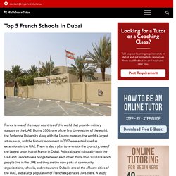 Top 5 French Schools in Dubai