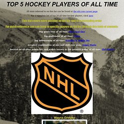 top 5 hockey players