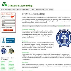 Top 50 Accounting Blogs