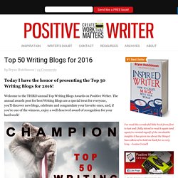 Top 50 Writing Blogs for 2016