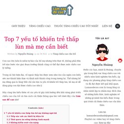 Top 7 yếu tố khiến trẻ thấp lùn mà mẹ cần biết