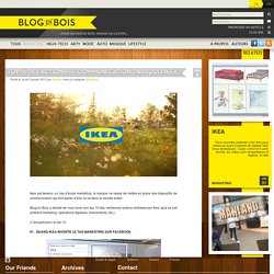 TOP 10 DES ACTIONS DE COMMUNICATION D'IKEA