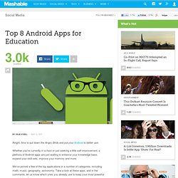 Top 8 Android Apps for Education