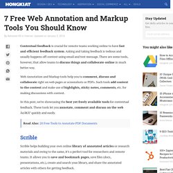 Top Web Annotation and Markup Tools