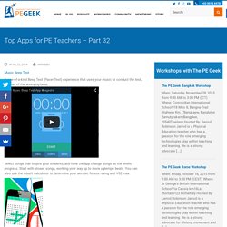 Top Apps for PE Teachers – Part 32
